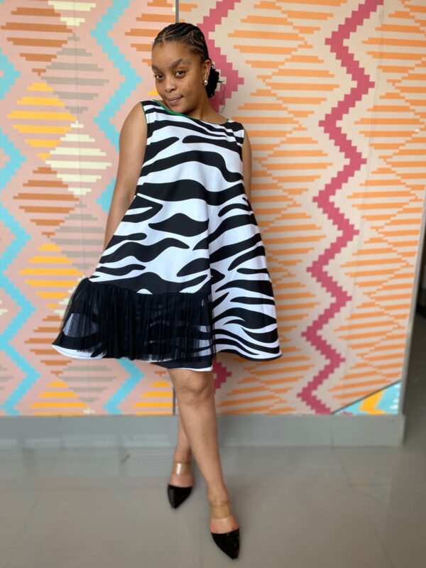 Roka Roko Dolly zebra print dress The Roka Roko Dolly zebra print dress