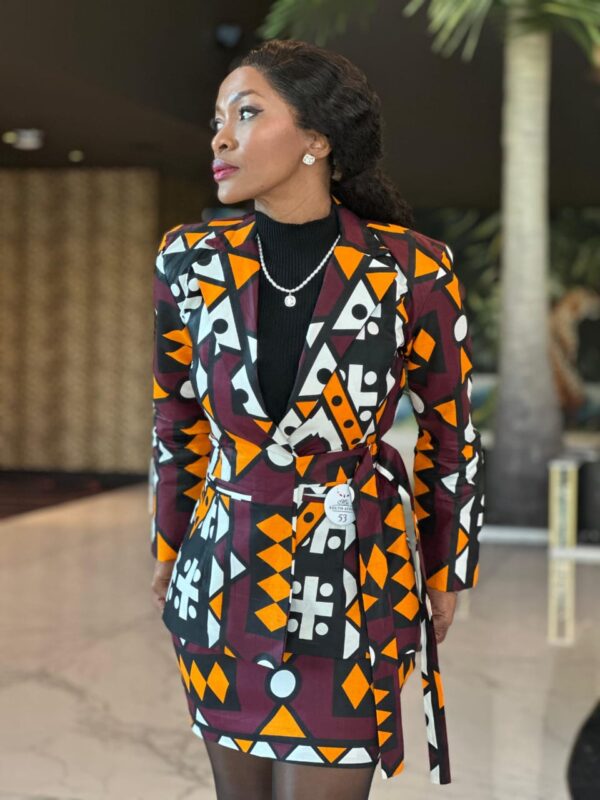 The Roka Roko Dali printed suit