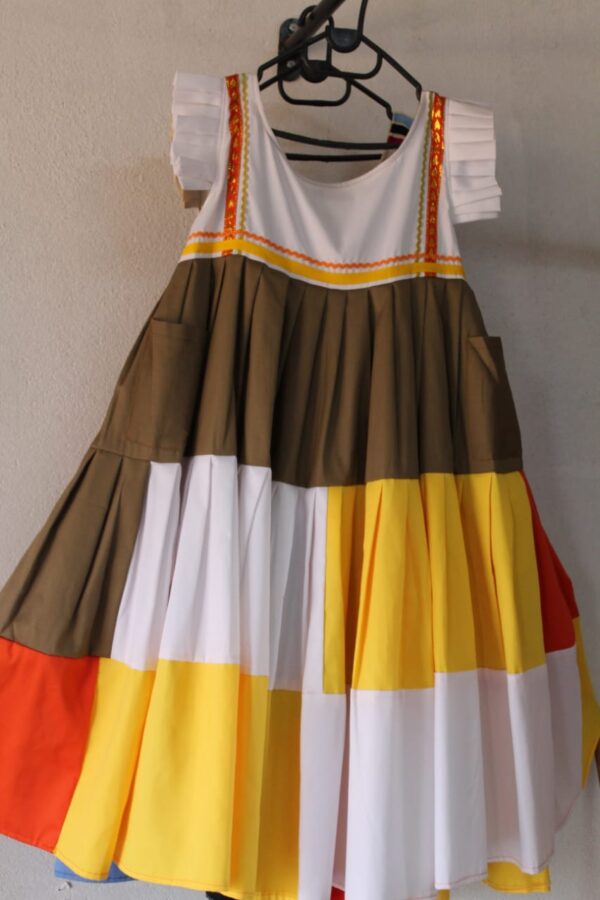 The Roka Roko Bonny gold dress
